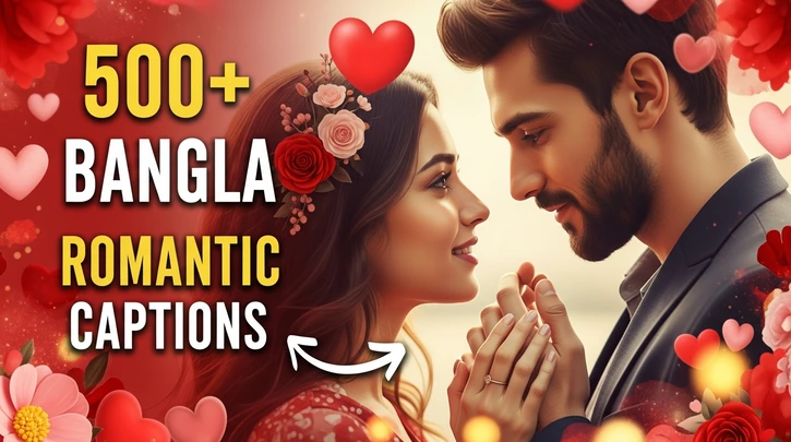 500+ Romantic Caption Bangla : সেরা রোমান্টিক ক্যাপশন বাংলা : আপনার ভালোবাসার প্রকাশ